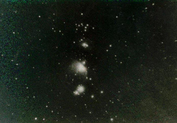 Grupa maglina u Orionu (u sredini M 42 najveca) (Miodrag Sekulic)